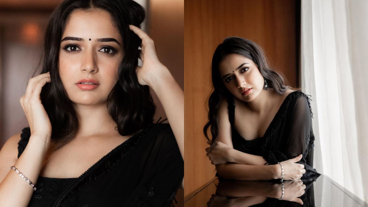 Aashika Ranganath : నలుపు చీరలో కాటుక కళ్ళతో కవ్విస్తున్న ఆషికా రంగనాథ్