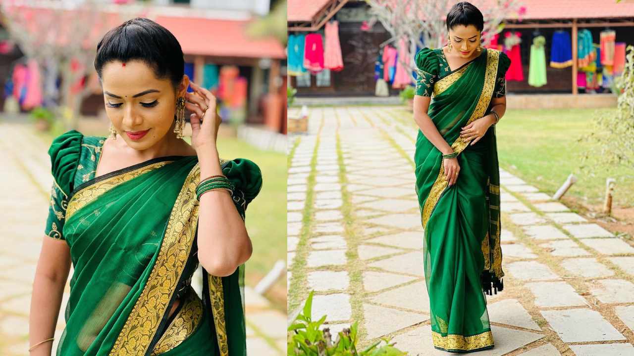 Shobha Shetty: శోభా శెట్టి చీర సోయగం..