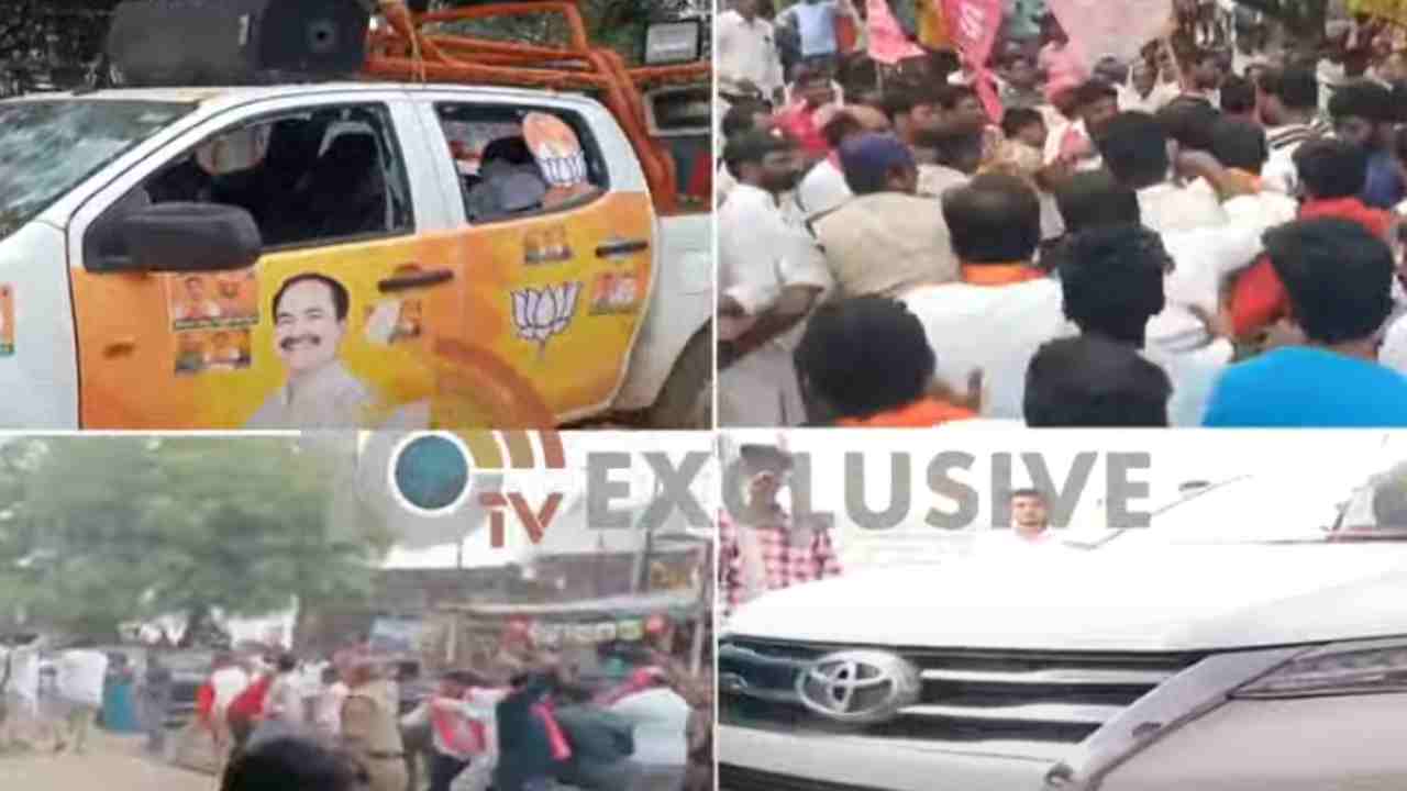 Munugode Bypoll: మునుగోడు మండలం పలివెలలో ఉద్రిక్తత.. రాళ్లు, కర్రలతో దాడిచేసుకున్న టీఆర్ఎస్, బీజేపీ శ్రేణులు Munugode Bypoll: మునుగోడు మండలం పలివెలలో ఉద్రిక్తత.. రాళ్లు, కర్రలతో దాడిచేసుకున్న టీఆర్ఎస్, బీజేపీ శ్రేణులు