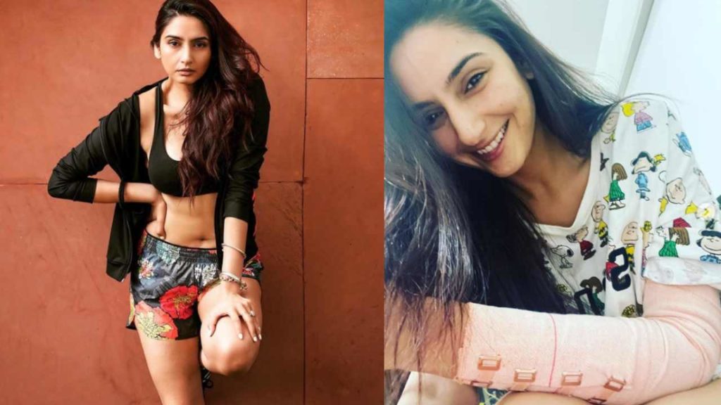Ragini Dwivedi met with accident in movie shooting