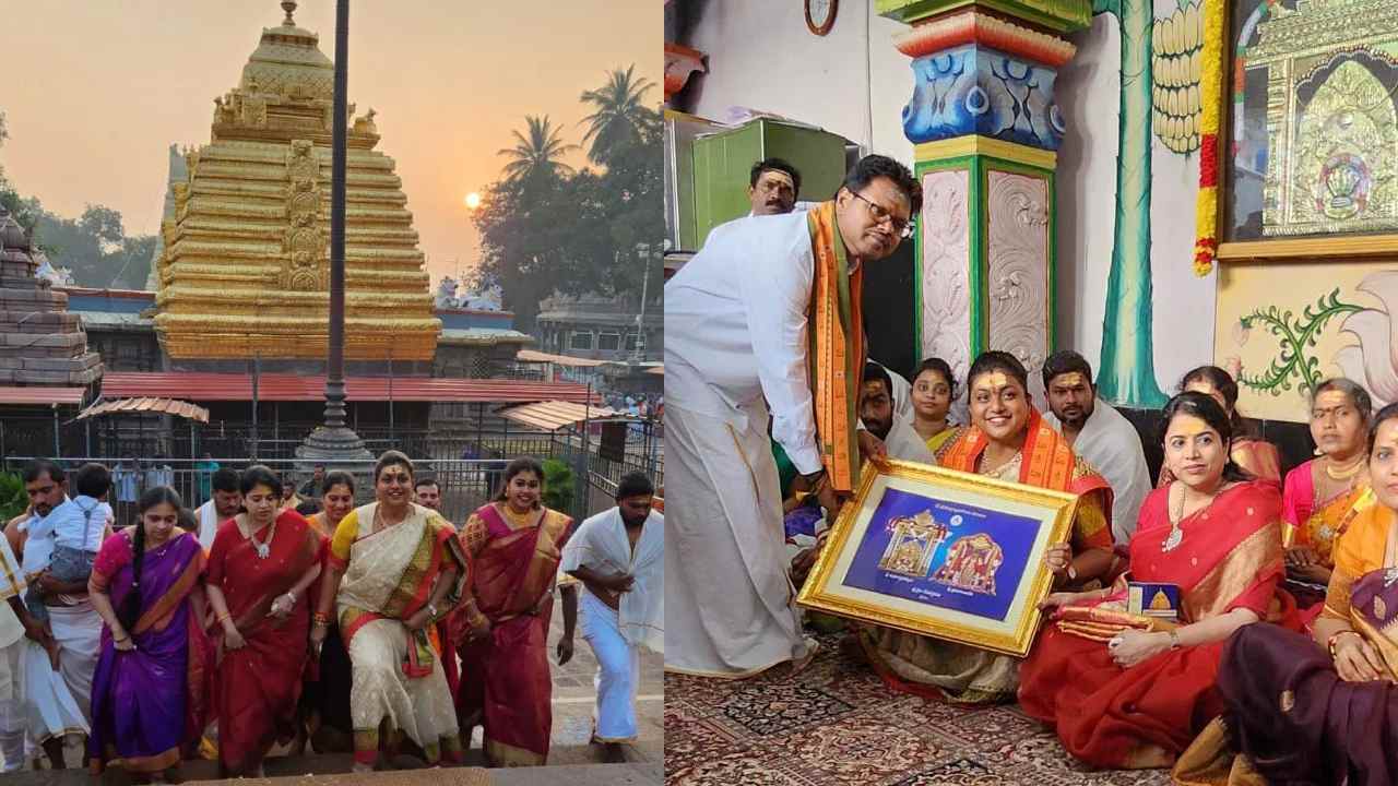 Roja Selvamani : శ్రీశైలం భ్రమరాంబ సమేత మల్లికార్జున స్వామి సేవలో మంత్రి రోజా..