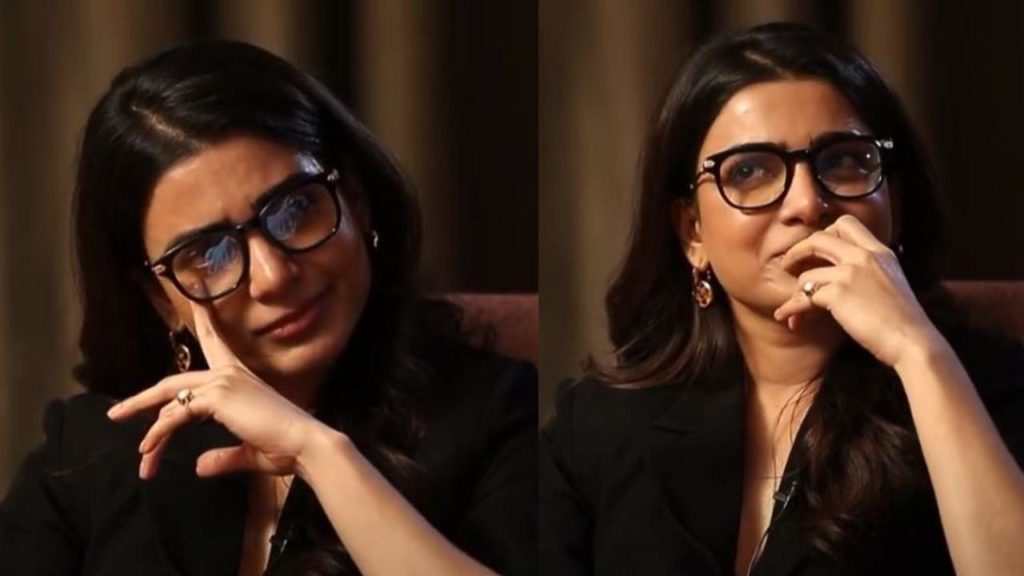 Samantha cried in interview