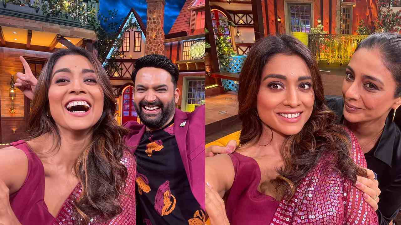 Shriya Saran : కపిల్ శర్మ షోలో దృశ్యం 2 టీం సందడి.. సెల్ఫీలతో శ్రియ..