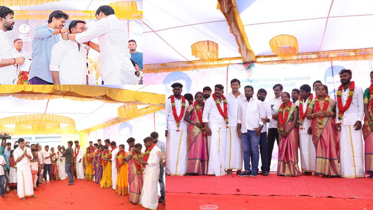 Vishal : అభిమానులు చేసిన పనికి ఫిదా అయిన విశాల్.. ఫ్యాన్స్ కి గోల్డ్ చైన్స్ బహుకరణ.. Vishal : అభిమానులు చేసిన పనికి ఫిదా అయిన విశాల్.. ఫ్యాన్స్ కి గోల్డ్ చైన్స్ బహుకరణ..