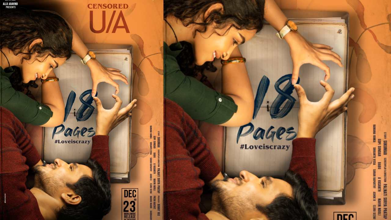 18 Pages: 18 పేజీస్ సెన్సార్ పూర్తి.. నిఖిల్ సినిమాకి కూడానా..? 18 Pages: 18 పేజీస్ సెన్సార్ పూర్తి.. నిఖిల్ సినిమాకి కూడానా..?