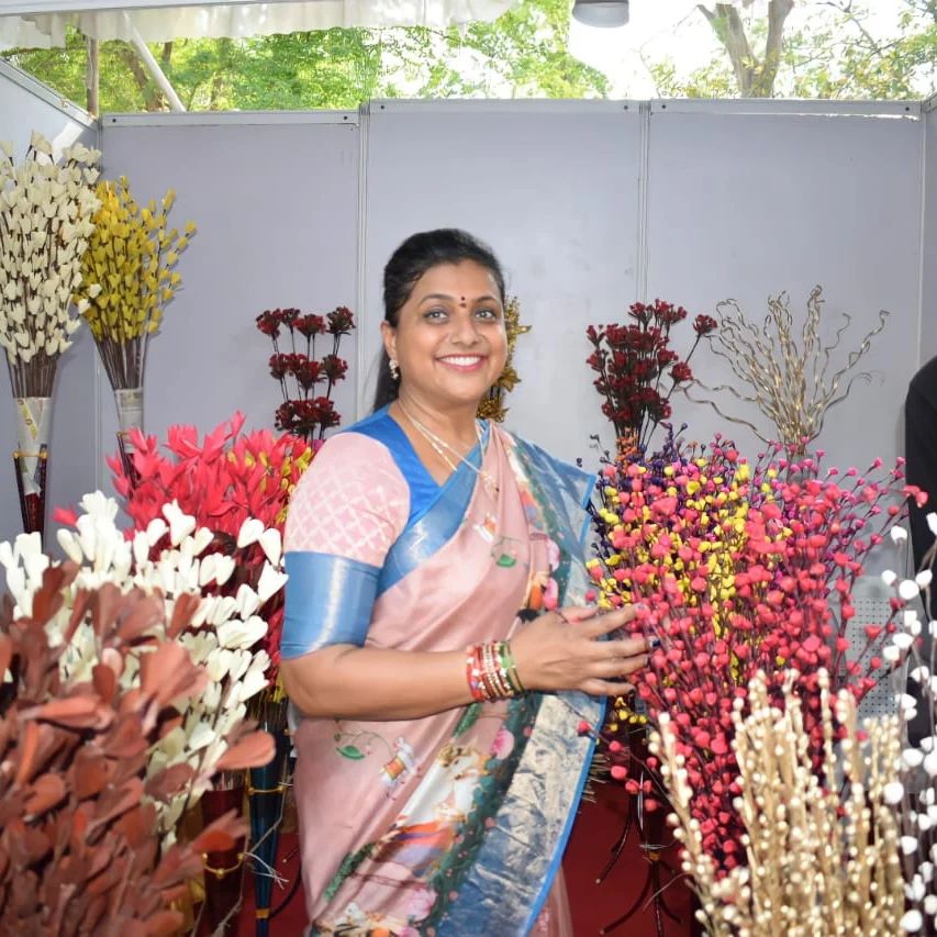 Minister Roja inaugurated Handicrafts and Handicrafts Expo in Vijayawada
