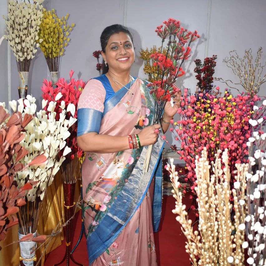 Minister Roja inaugurated Handicrafts and Handicrafts Expo in Vijayawada