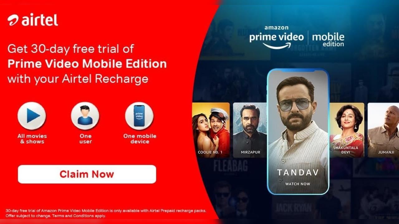 Airtel revamps Cricket prepaid plans with Amazon Prime Video subscription_ Prices, benefits 