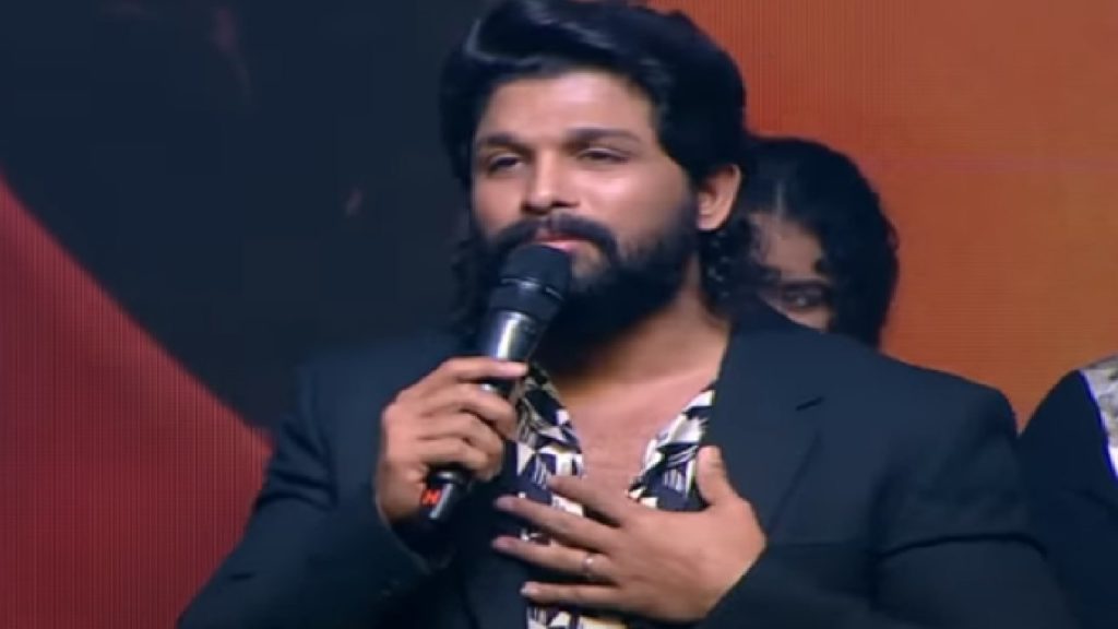 Allu Arjun Emotional comments on sukumar