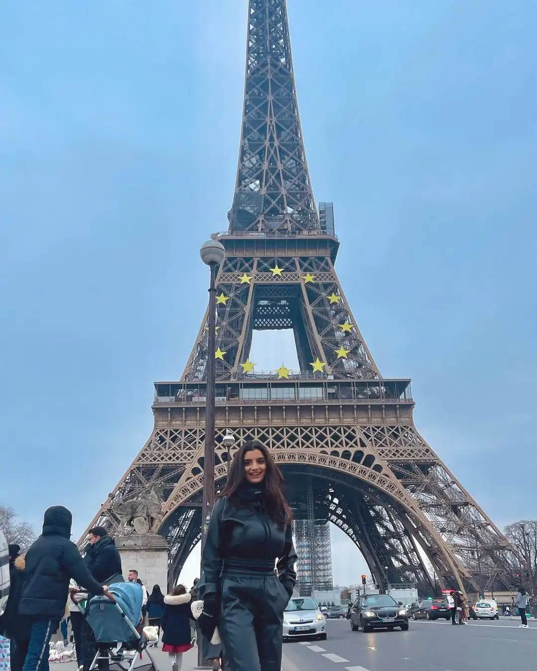 Anveshi Jain at Eiffel Tower