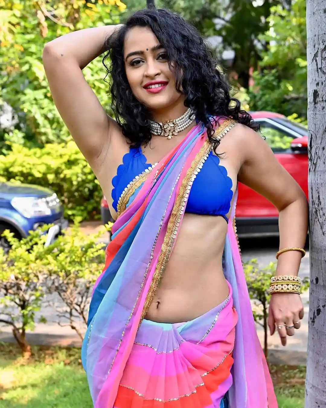 Apsara Rani latest saree photos still4