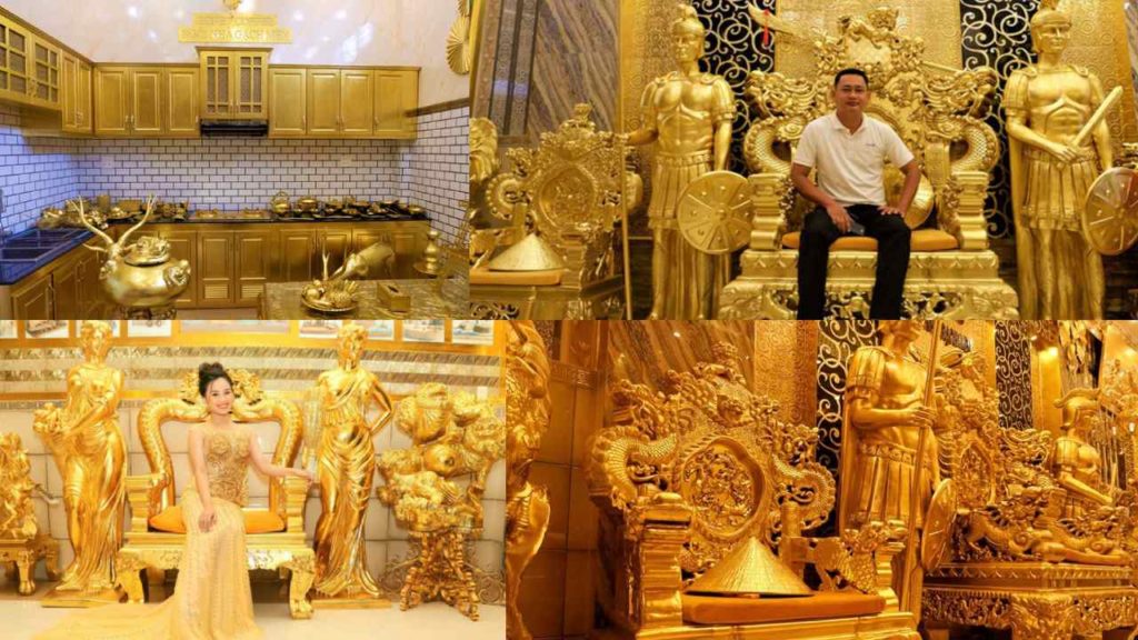 vietnam man gold house