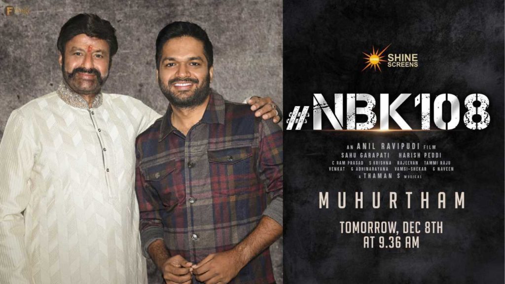 Balakrishna Anil Ravipudi Movie NBK108 Muhurtham Time Fixed