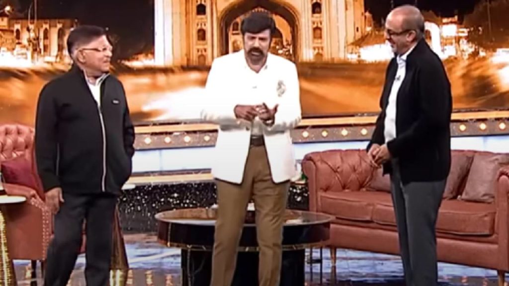 Balakrishna questioned allu arvind and suresh babu about theaters allotment in sankranthi