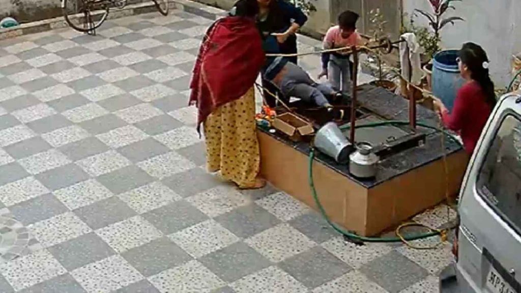 Boy Falls Into Well