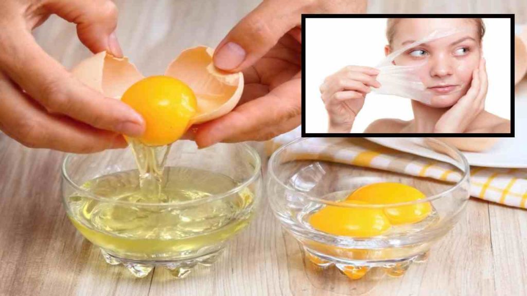 Egg white that removes blackheads and makes the face beautiful!