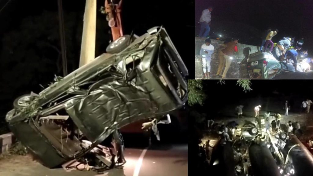 Eight ayyappa devotees from tamilnadu In road accident died