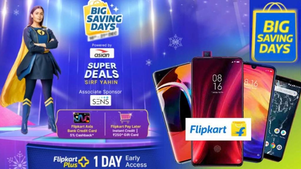 Flipkart Big Saving Days Sale Date Revealed, begins on December 16 with big discounts on Smartphones