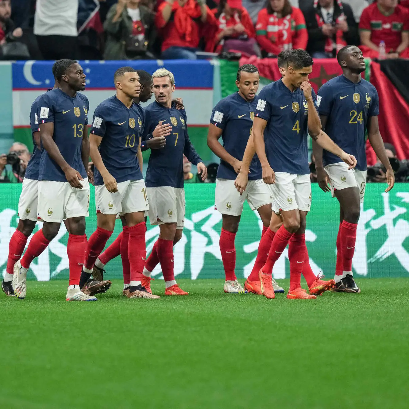 France vs Morocco Teams semifinal Match in FIFA World Cup
