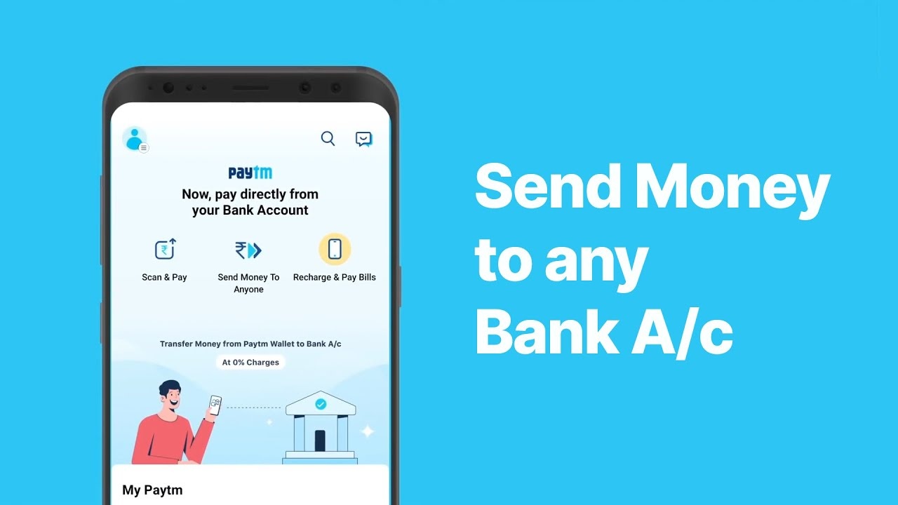 How to transfer money within your own bank accounts in Paytm