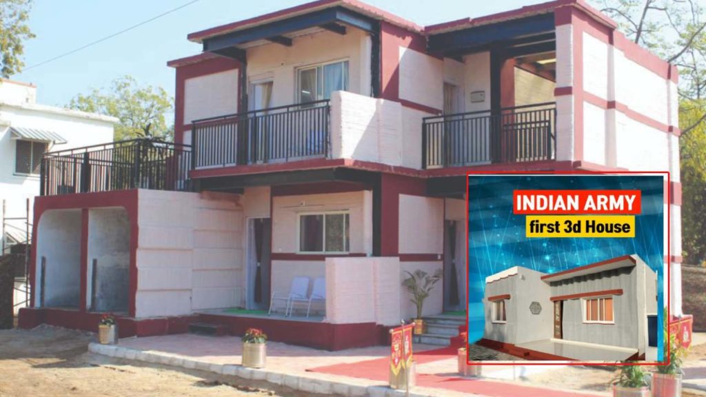 Indian Army first 3D House