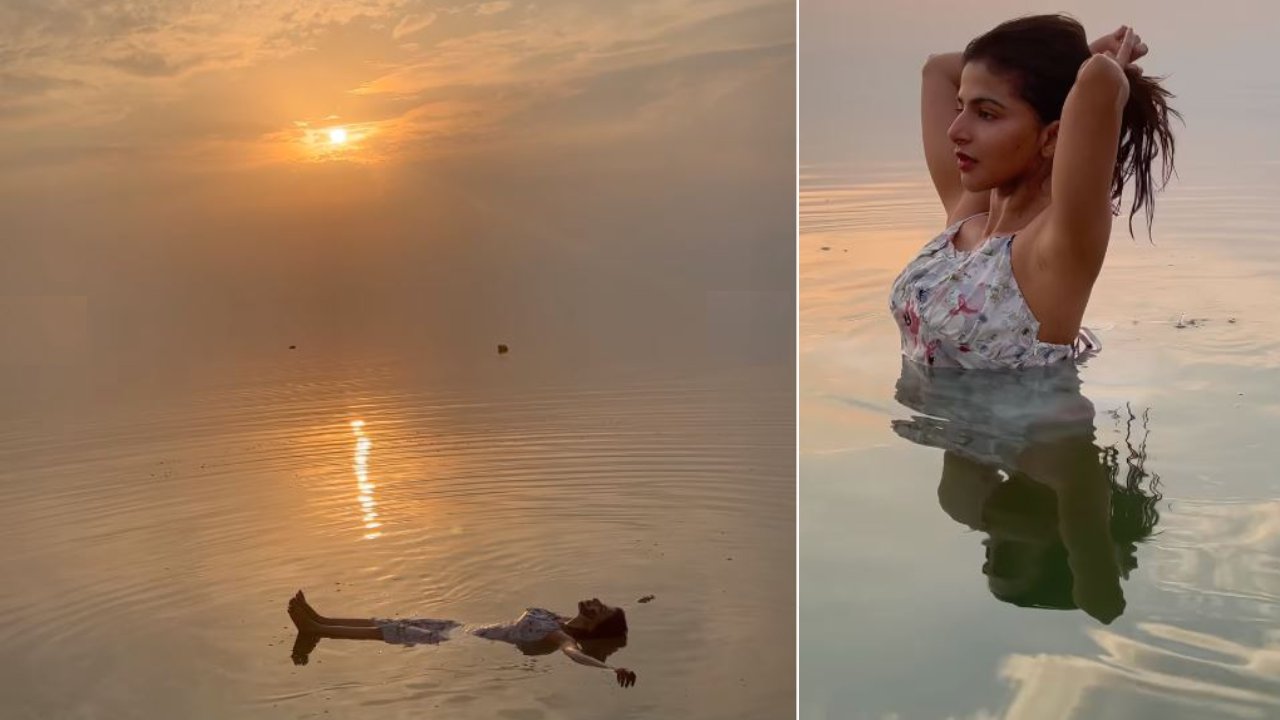 Iswarya Menon : సంధ్యాసాగరంలో సోయగాలు ఒలికిస్తున్న ఐశ్వర్య మీనన్..