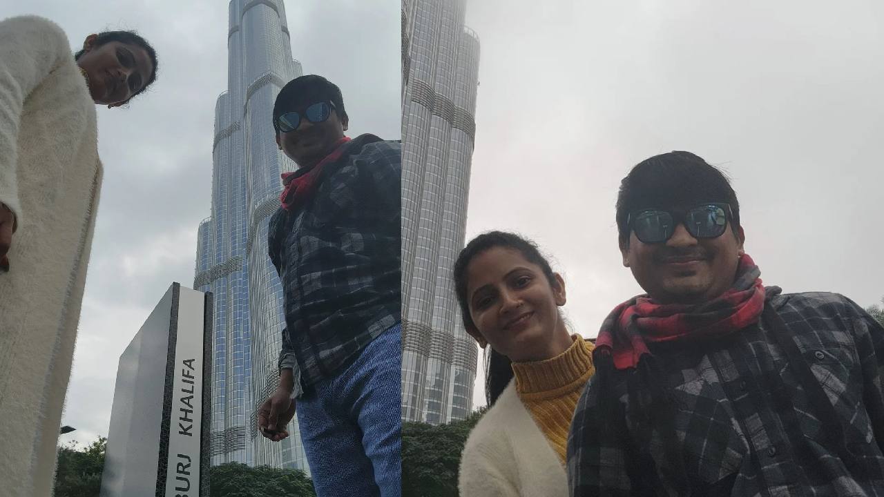 Jabardasth Rakesh : బుర్జ్ ఖలీఫా దగ్గర జబర్దస్త్ జంట..