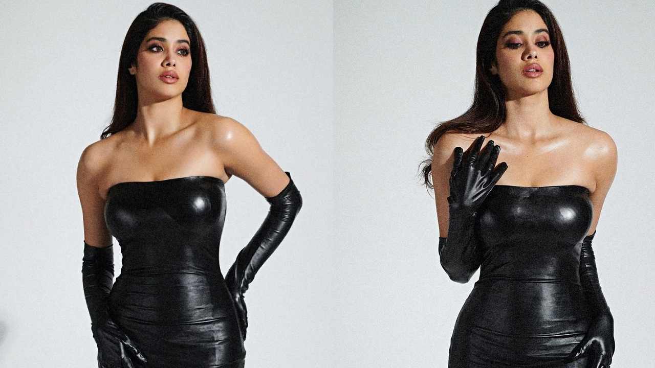 Janhvi Kapoor Allures In Black Dress