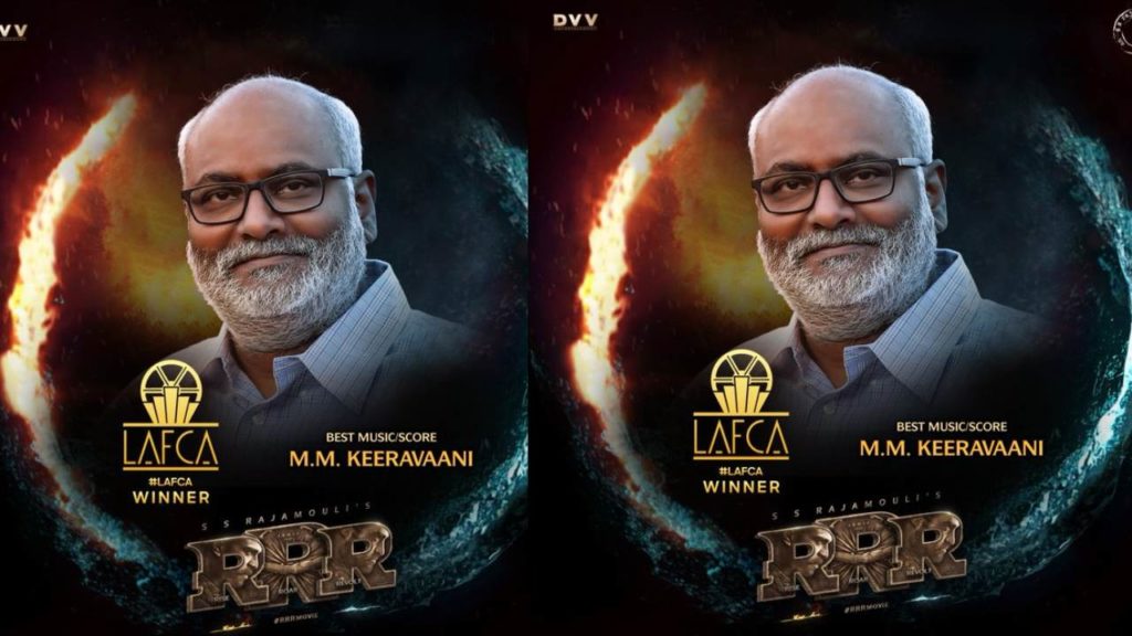 M M Keeravani won international award