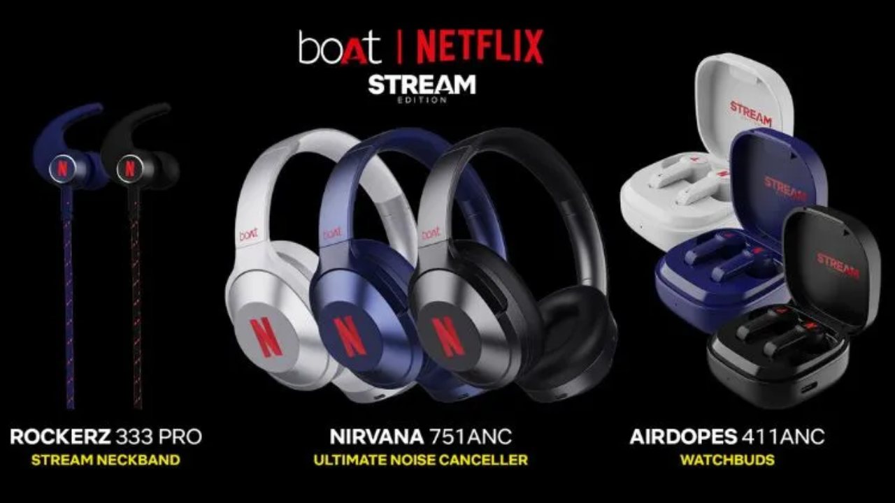 Netflix India launches wireless earbuds, headphones and more audio products