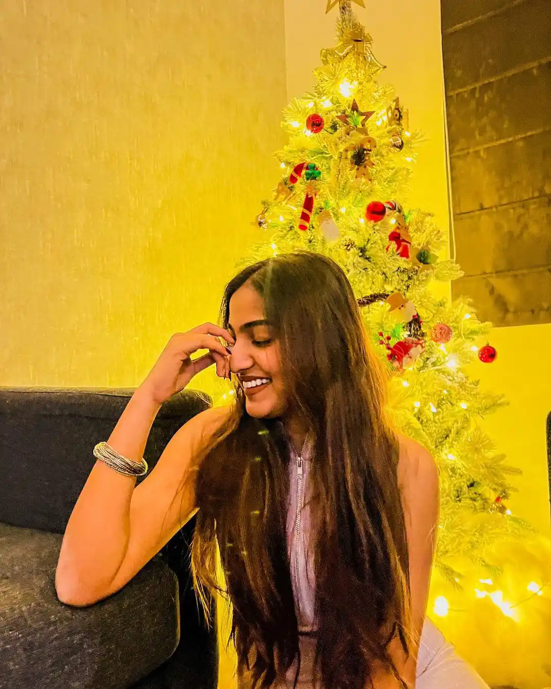 Pranavi Manukonda chirstmas celebrations
