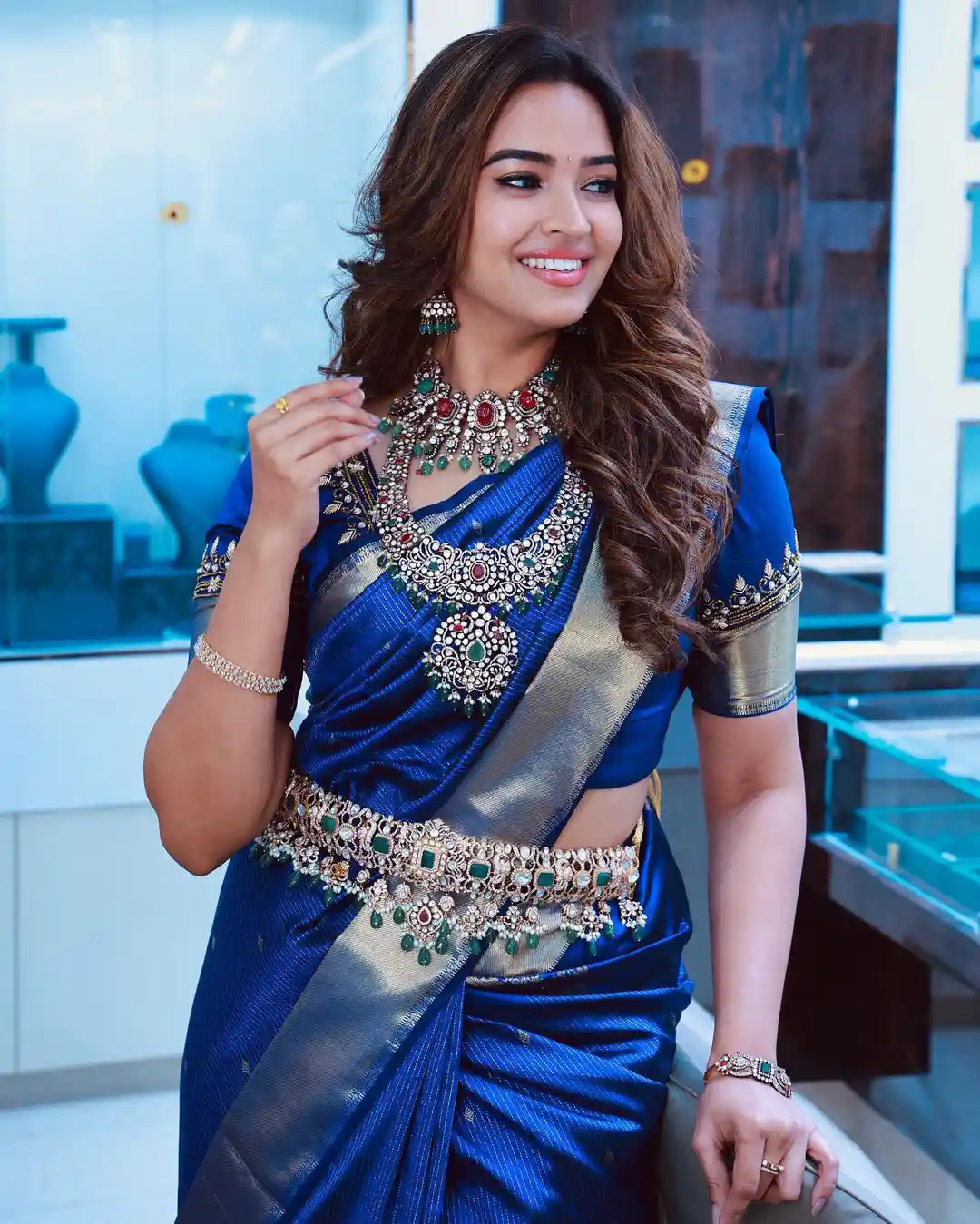 Pujita Ponnada at Jewellery Shop Opening
