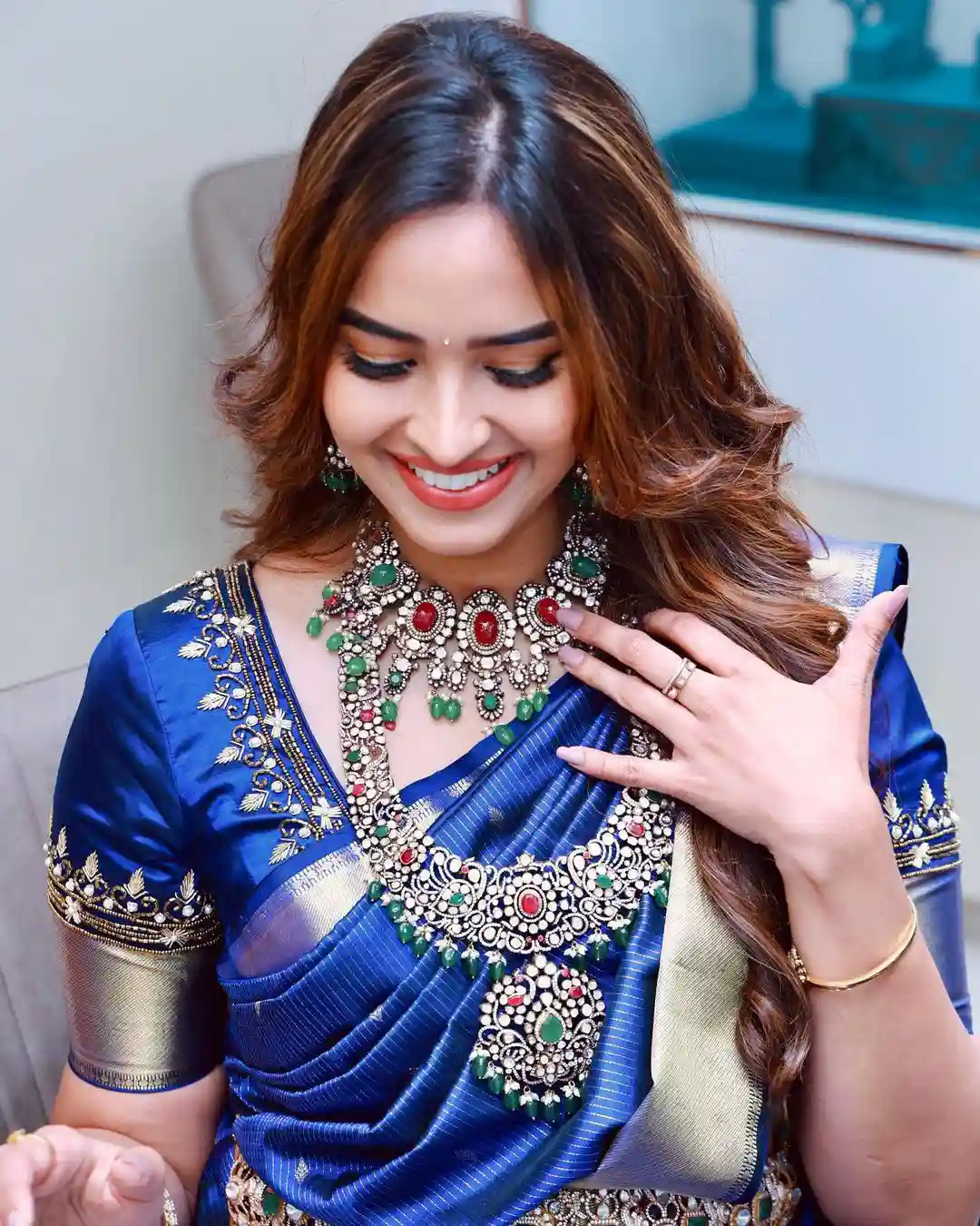 Pujita Ponnada at Jewellery Shop Opening