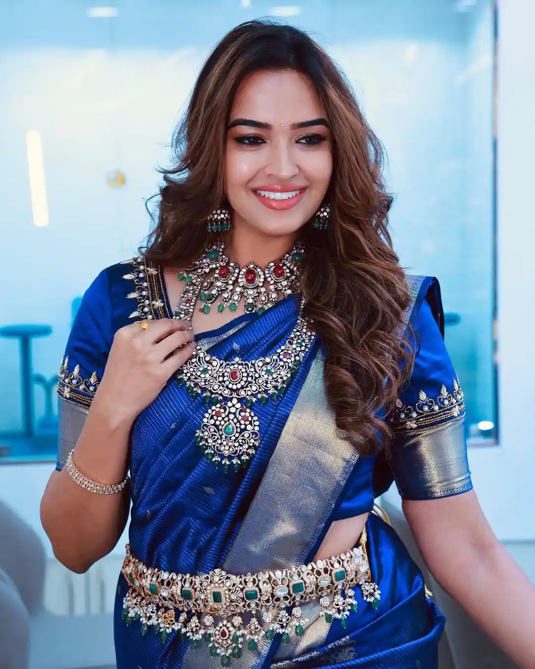 Pujita Ponnada at Jewellery Shop Opening