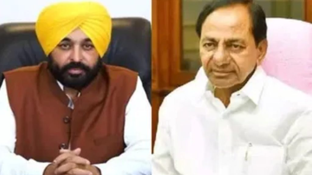 Punjab CM meet CM KCR