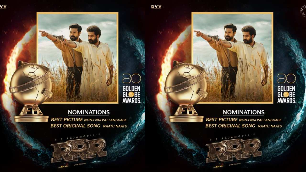 ఆర్ఆర్ఆర్ : గోల్డెన్ గ్లోబ్ అవార్డ్స్కి నామినేట్ అయిన ‘RRR’.. ఆర్ఆర్ఆర్ : గోల్డెన్ గ్లోబ్ అవార్డ్స్కి నామినేట్ అయిన ‘RRR’..