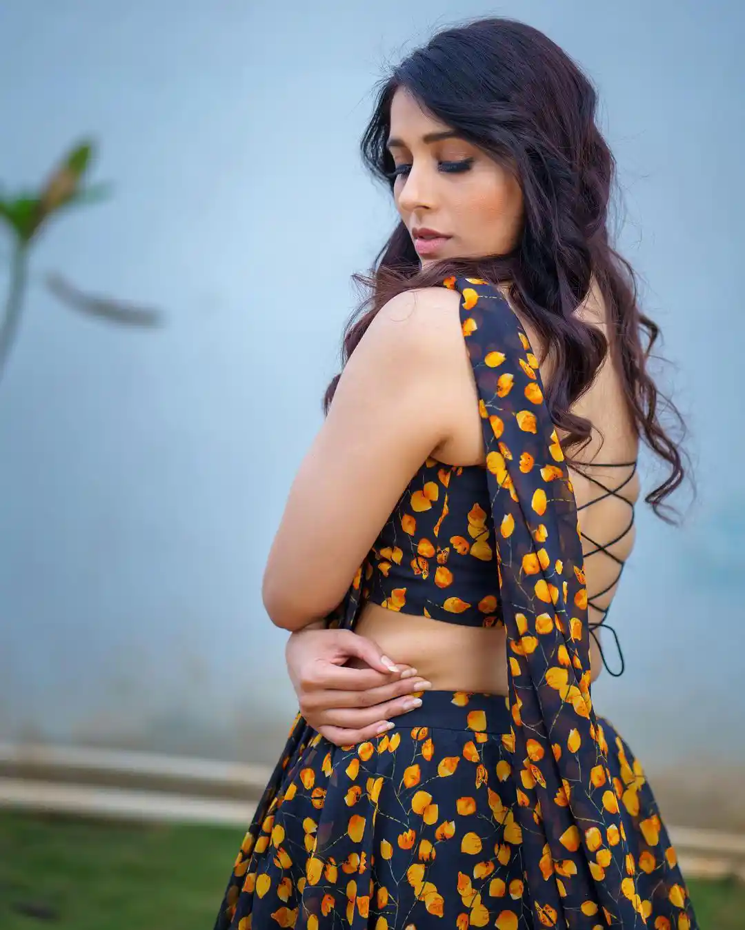 Rashmi Latest photoshoot in Saree and model Blouse 