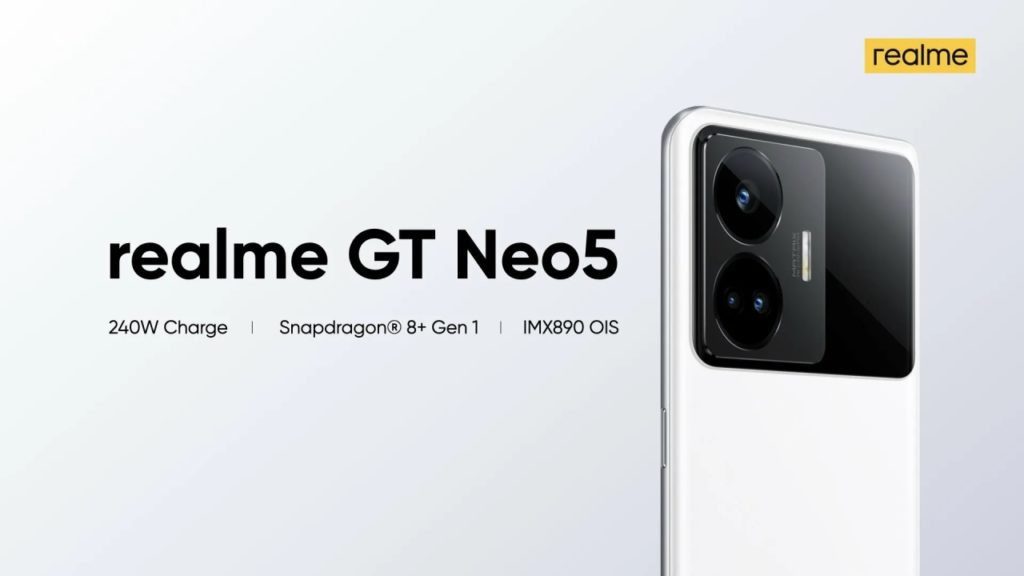 Realme GT Neo 5 confirmed to launch on January 5, tipped to support 240W charging