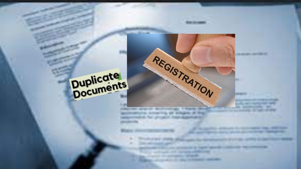 Registrations with duplicate documents In AP