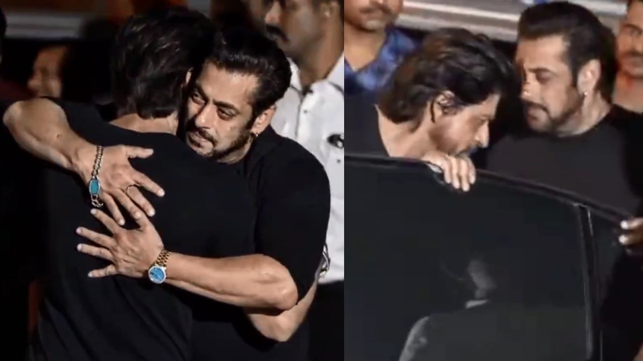 Salman – Shahrukh : సల్మాన్ బర్త్ డే సెలెబ్రేషన్స్లో షారుఖ్ సందడి.. Salman – Shahrukh : సల్మాన్ బర్త్ డే సెలెబ్రేషన్స్లో షారుఖ్ సందడి..