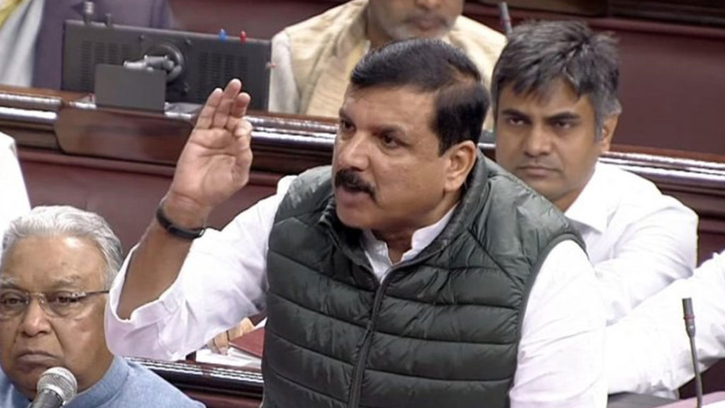 Govt shows 56 inch chest to farmers but it becomes 0.56 inch before China says Sanjay Singh