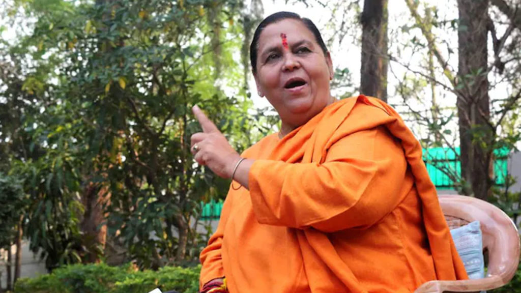 I never say that you are Lodhi, you vote for BJP says BJP leader Uma Bharti