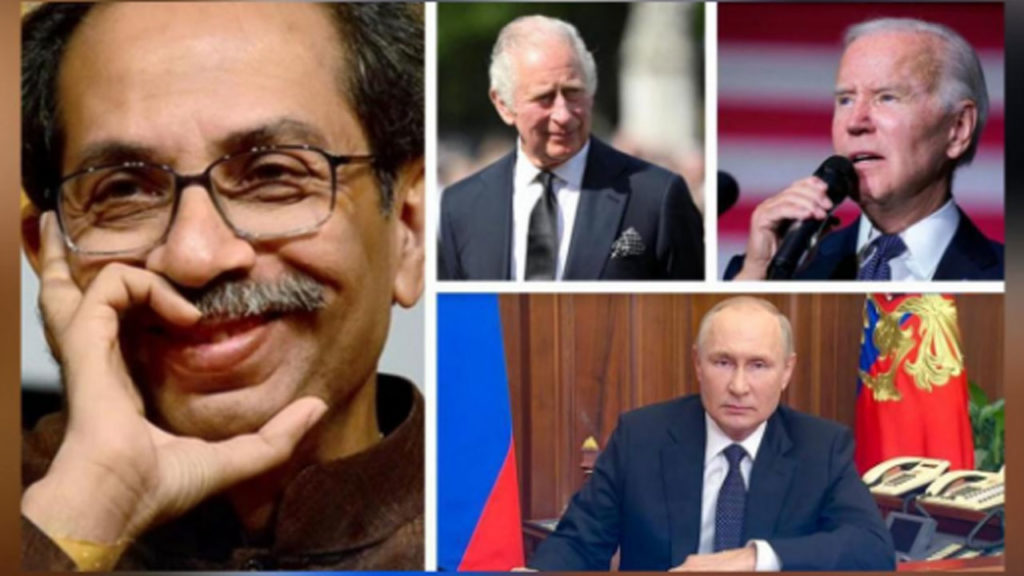 Sanjay Raut claims Putin, Biden, Charles discussing who is Uddhav Thackeray