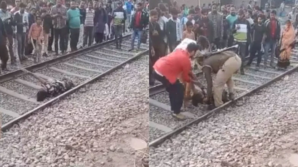Kanpur vendor loses both legs after he was hit by a train; was recovering his supplies thrown on tracks by cops