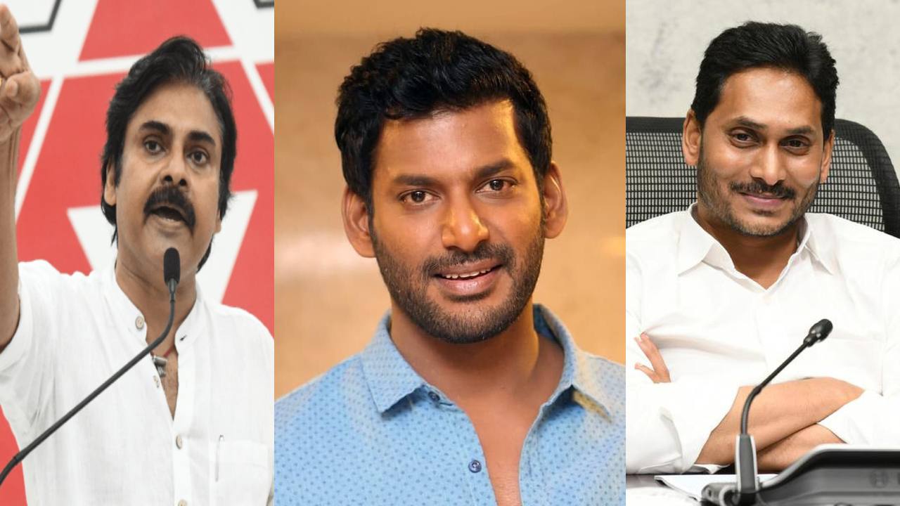 Vishal : పవన్ అంటే అభిమానం.. జగన్ అంటే ప్రేమ.. విశాల్! Vishal : పవన్ అంటే అభిమానం.. జగన్ అంటే ప్రేమ.. విశాల్!