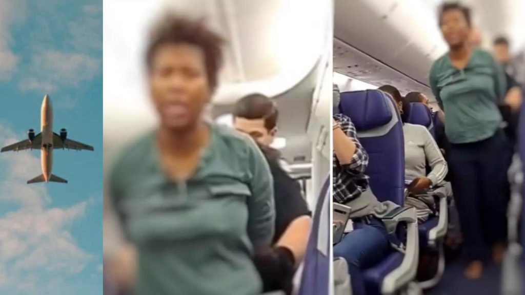 Woman on board tries to open plane door at 37,000 feet