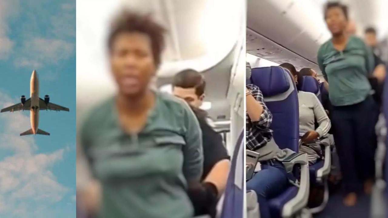 Woman Tries Open Plane Door At 37,000 feet : ‘దేవుడు పిలుస్తున్నాడు’..అంటూ 37వేల అడుగుల ఎత్తులో ప్రయాణించే విమానం డోరు తీయబోయిన మహిళ.. Woman Tries Open Plane Door At 37,000 feet : ‘దేవుడు పిలుస్తున్నాడు’..అంటూ 37వేల అడుగుల ఎత్తులో ప్రయాణించే విమానం డోరు తీయబోయిన మహిళ..
