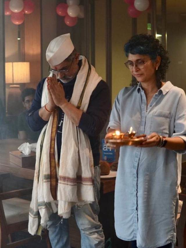 >ప్రొడక్షన్ ఆఫీస్ లో పూజా కార్యక్రమాలు నిర్వహించిన అమీర్ ఖాన్..