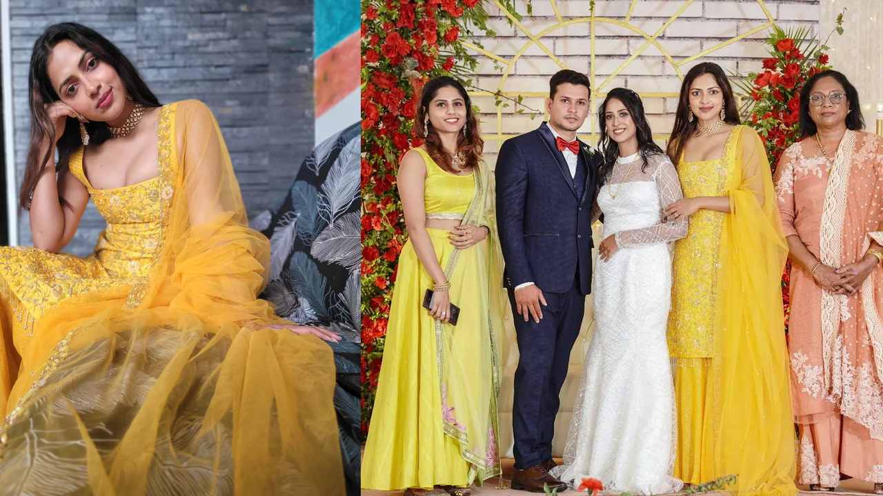 Amalapaul : రిలేటివ్స్ పెళ్ళిలో సందడి చేసిన అమలాపాల్