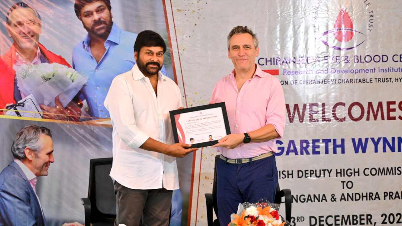Chiranjeevi Charitable Trust : చిరంజీవి బ్లడ్ బ్యాంక్ ని సందర్శించిన బ్రిటీష్ డిప్యూటీ హైకమిషనర్ గారెత్ వ్యనన్